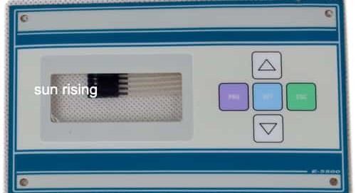 flat membrane keypad