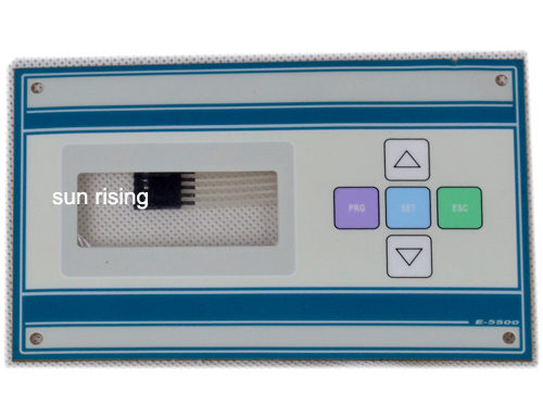 Flat membrane keypad