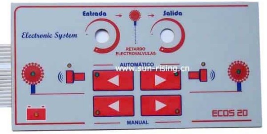 membrane switch panel.