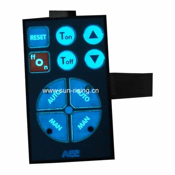 electroluminescent membrane switch