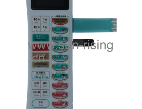 Microwave oven control panel